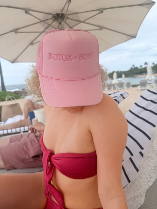 Botox > Boys Trucker Hat- Pink